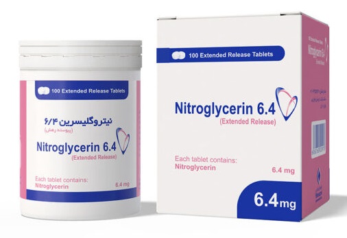 تصویر NITROGLYCERIN KHARAZMI 6.4 mg Tablet
